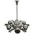 Italian Pop Art Space Age Chrome Ceiling Lamp With Six Balls, 1960s For Sale - Image 9 of 9