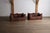 Beautiful pair of le bambole sofa in original brown buffalo neck leather designed by mario bellini for b&b italia in the...
