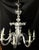 Eight-Arm Blown Glass Chandelier, 1990s For Sale - Image 6 of 18