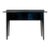 Nichols and Stone Solid Black Wood Console Two Drawers Modern Transitional For Sale
