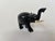 Wood Antique Hand Carved Anglo-Indian Elephant Sculpture, Ebonized Wood For Sale - Image 7 of 14