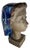 Ceramic Bust by Johannes Hedegaard for Royal Copenhagen Denmark, 1960 For Sale