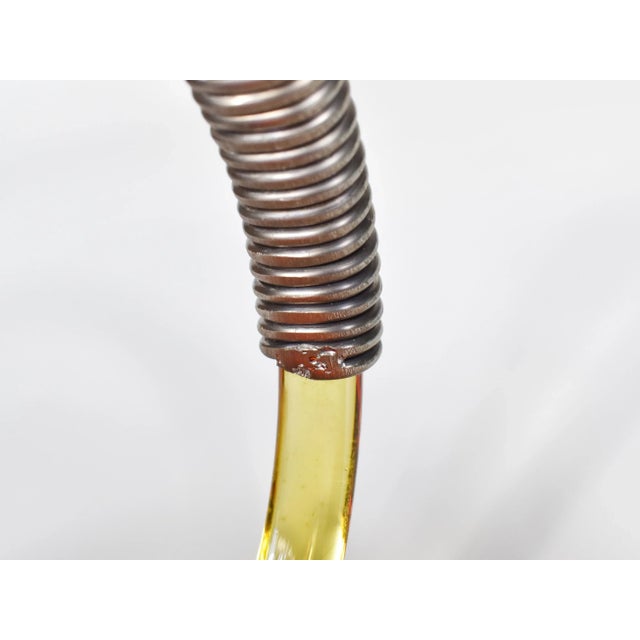 Mid 20th Century Indiana Tiara Glass Amberina Sunset Constellation Basket Bowl For Sale - Image 11 of 12