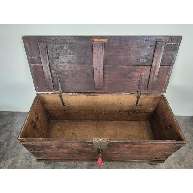 Large 18th Century Flemish Chest For Sale - Image 12 of 13