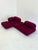 Mario Bellini Camaleonda Modular Sofa in Bordeaux by Mario Bellini for B&B Italia, 2000s For Sale - Image 4 of 14