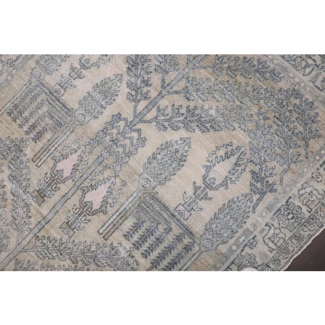 Early 20th Century Tree of Life Neutral Accent Malayer Rug - 4' x 7' For Sale - Image 4 of 6
