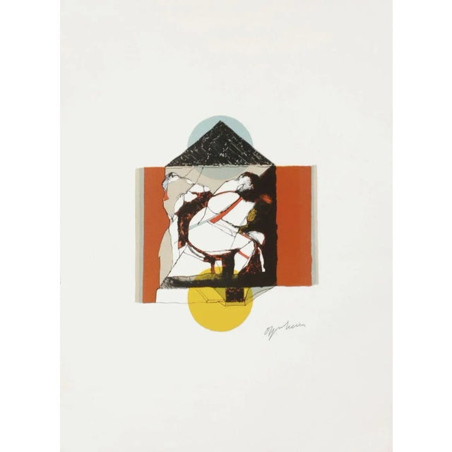 1975 David Oppenheim Obsessions V Lithograph For Sale
