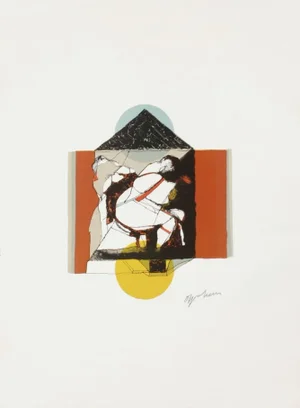1975 David Oppenheim Obsessions V Lithograph
