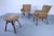Brown Mid-Century Wicker Table and Chairs, Set of 3 For Sale - Image 8 of 18