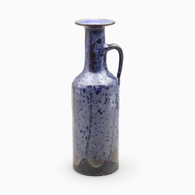 Mid-Century Modern German Ceramic Vase by Gerhard Liebenthron, 1967 For Sale - Image 3 of 17
