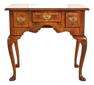 Councill Furniture Queen Anne Inlaid Mahogany Lowboy Dresser or Console Table