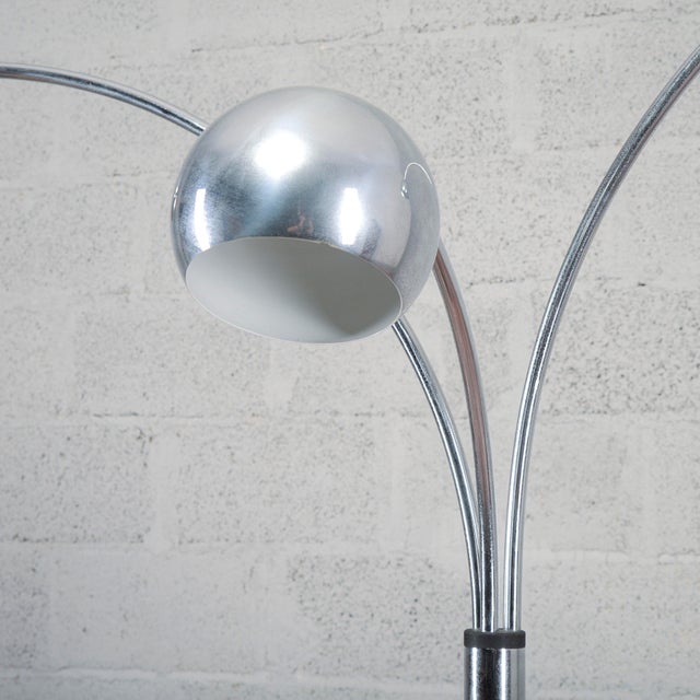 Three-Light Floor Lamp attributed to Goffredo Reggiani, 1970s For Sale - Image 14 of 18