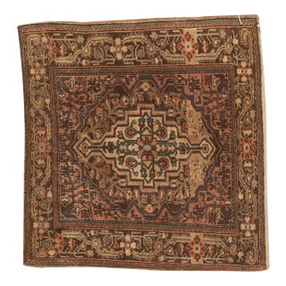 Vintage Josan Sarouk Square Rug Mat - 1'10" x 2' For Sale