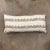 Tribal Les Indiennes Green and White Lumbar Pillow For Sale - Image 3 of 3