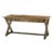 Rustic Country Walnut Desk - Light Driftwood finish For Sale