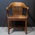 Antique Solid Quarter-Sawn Oak Banker's Chairs c.1934 For Sale - Image 16 of 18