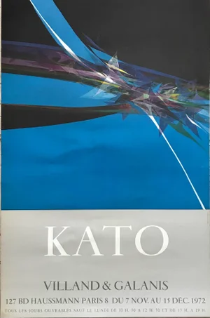1972 Kato Hajime Villand Galanis Gallery Poster