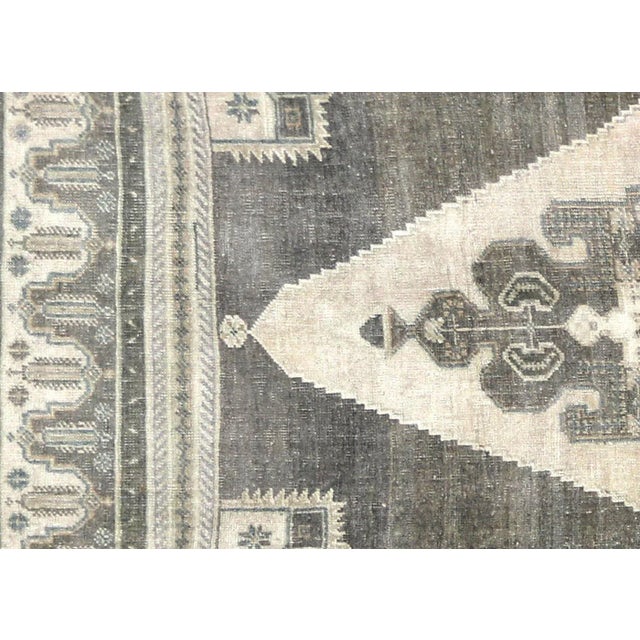 1960s Turkish Oushak Rug. Handwoven with wool on wool foundation in the Oushak region of Western Turkey. The Anatolian...