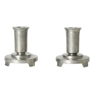 Modernist Candlesticks by Just Andersen, 1930s, Set of 2 For Sale