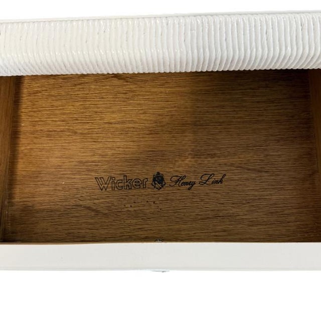 Wood Lexington Bar Cart With 2 Drawers and Castors For Sale - Image 7 of 7