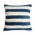 Tribal Vintage Indigo Striped Coastal Pillow For Sale - Image 3 of 3