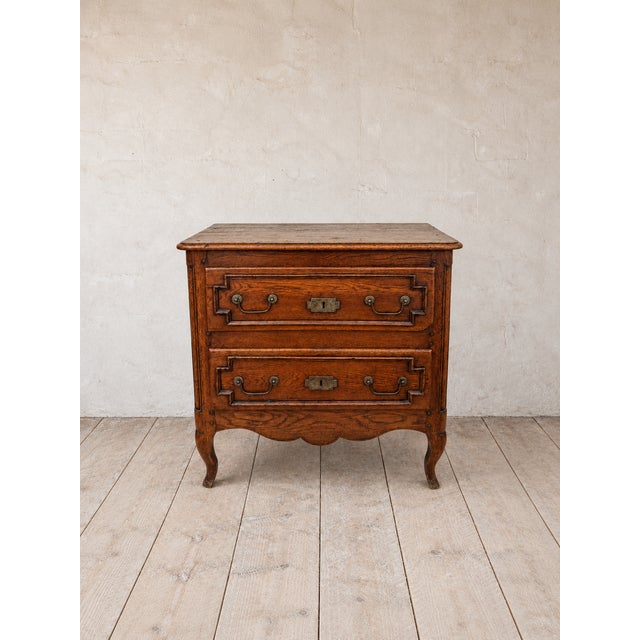 French Country Antique 18th-Century French Country Commode Chest of Drawers For Sale - Image 3 of 11