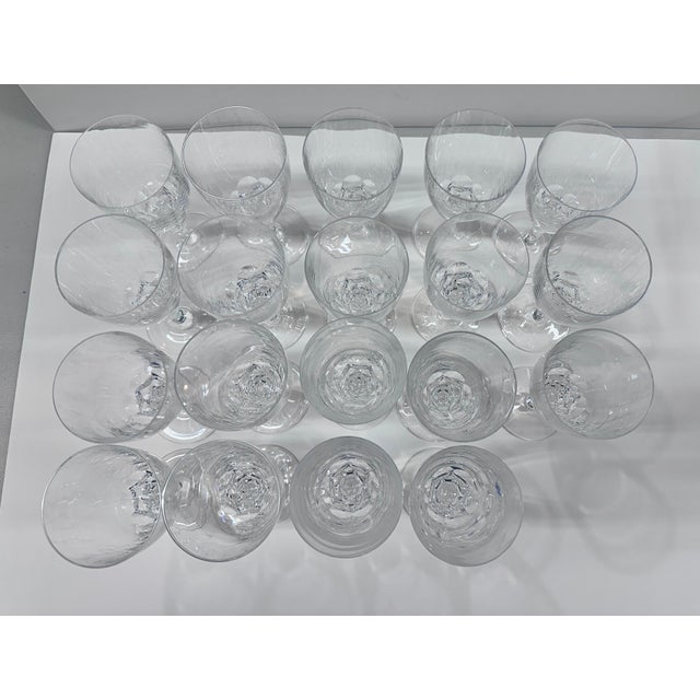Vintage Orrefors “Carina” 36-Piece Crystal Stemware Service by Ingeborg Lundin, Sweden For Sale - Image 12 of 17