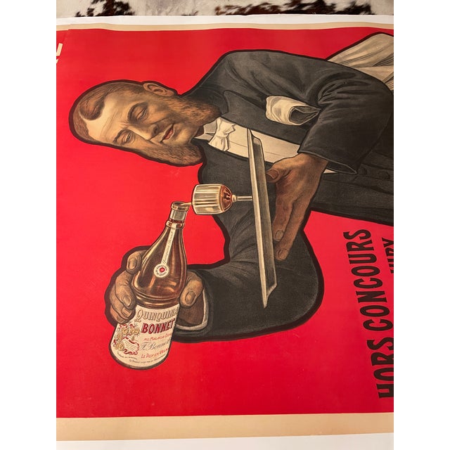 1920s Quinquina Bonnet French Wine Poster For Sale In New York - Image 6 of 11