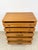 Wood Vintage Heritage Tallboy Dresser Brutalist Brass Pulls Mid-Century Modern For Sale - Image 7 of 12