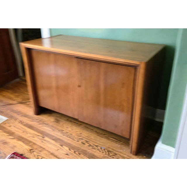An exceptional and highly collectible 1930s Art Deco "New Objectivity" sideboard cabinet, designed by the legendary German...