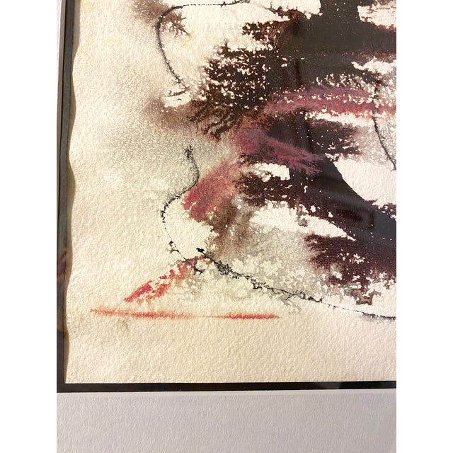 Norman Carton Original Painting Abstract Expressionist Mid-Century Modern Art New York Signed For Sale - Image 4 of 14