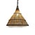 2020s Tea Stained Hat Asian Pendant Light Small For Sale - Image 5 of 8