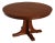 Stickley Mission Collection Round Oak Expandable Dining Table For Sale