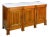 French Walnut 19th Century Three-Door Enfilade with Marble Top and Pilasters For Sale