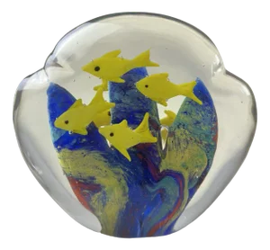 Colored Murano Glass Papercare, Italy, 1970s