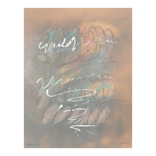 1980s Andrez Large Modern Painting For Sale