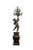 Metal Monumental Pair of French Napoleon III Style Bronze Patinated 13-Light Figural Torchières, 91” For Sale - Image 7 of 10