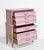 Pink Mid Century Transitional Highboy Dresser by Dixie Furniture in Pink - Newly Painted For Sale - Image 8 of 14