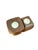 Brown Mid 20th Century Danish Modern Style Sculptural Interlocking Wood Salt and Pepper Shakers For Sale - Image 8 of 11
