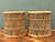 Mid-Century Modern Vintage Woven Rattan Accent Tables - Set of 2 For Sale - Image 3 of 14
