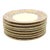 Early 20th Century Set of 8 Limoges Plates Hand-Painted With Quotations From Shakespeare For Sale