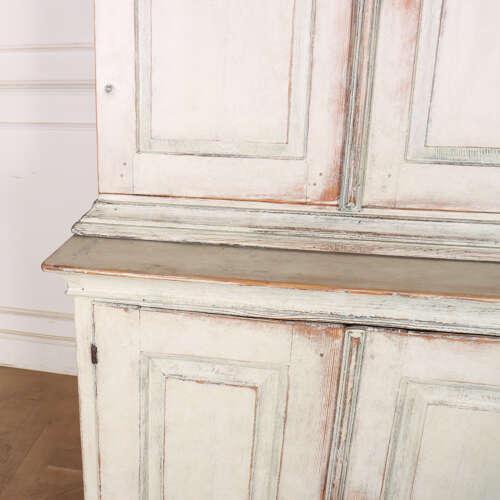 Swedish Painted Linen Cupboard For Sale - Image 6 of 12