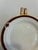 A charming set of 8 vintage finds Pickard Fine China bread plates, each finished with a burgundy band, gold trim, and...