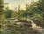 Tobias Everet Spence, River Forest Landscape Oil Painting by 20th Century Post War Irish Artist, 1945 For Sale - Image 11 of 13