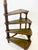 Victorian Mahogany and Leather Library Staircase, 19th Century For Sale - Image 3 of 18