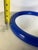 Vintage Postmodern Primary Blue Round Wall Mirror — Memphis Style Plastic Mirror, 1980s For Sale In Seattle - Image 6 of 7