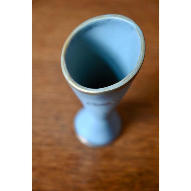 1950s Soliflore Vase in Grey Ceramic by Blanche Letalle for Saint-Clément, 1950 For Sale - Image 5 of 6