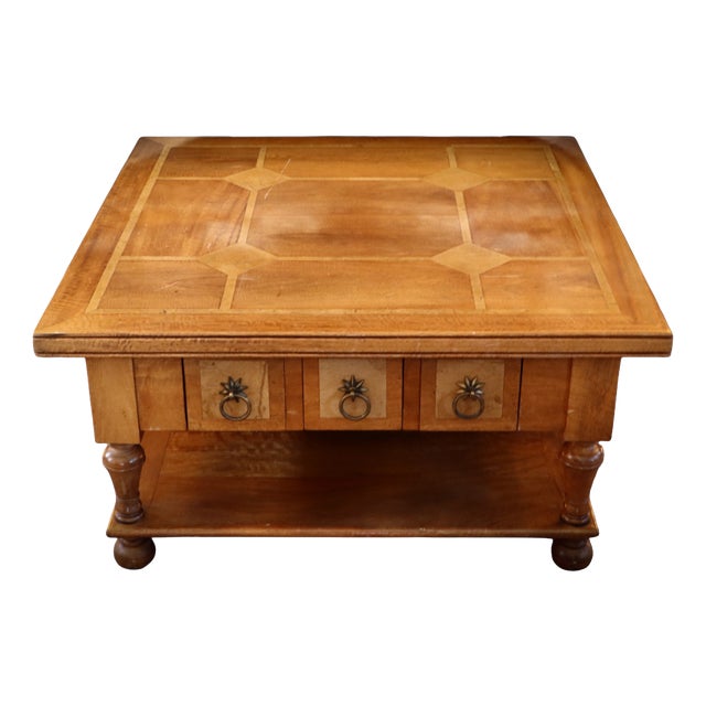 Flagstone Coffee Table with Drawers from Barker & Stonehouse, 2010s For Sale