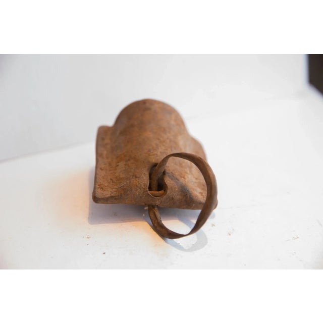 Tribal Vintage African Yoruba Iron Bell For Sale - Image 3 of 7
