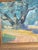 Green Mid-Century American Impressionist Plein Air Landscape Painting, Signed For Sale - Image 8 of 9